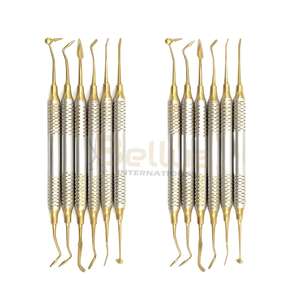 MOQ bajo 6 uds Kit de instrumentos de relleno compuesto Dental espátula de resina Plugger Carver para restauración odontología - Product Image 4