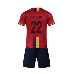 Ensembles de vêtements de football/motif de conception en gros Kits de football à manches courtes ensemble de maillots de football uniformes de sport chemises de gardien de but - Product Image 5