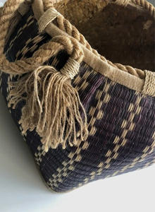 Handcrafted Seagrass Woven <b>Basket</b> Natural Eco Friendly Organizer for Clothes Toys <b>Storage</b> and Boho Home Decor - Product Image 6