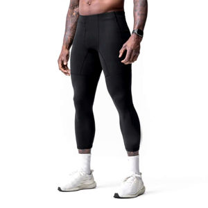 Mallas de compresión de punto de alto rendimiento para hombre para correr, entrenamientos de gimnasio, deportes que absorben la humedad y de secado rápido - Product Image 1