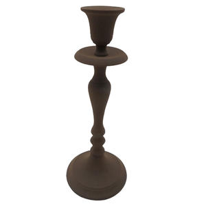 Bougeoir en métal pour la décoration de la maison Bougeoir en pierre grise pour la décoration de salon et de mariage en vrac - Product Image 4