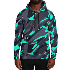 Sweat à capuche confortable en molleton doux 100% coton, motif camouflage, coupe régulière, streetwear, chaud et confortable, tendance - Product Image 1