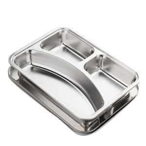 Ensemble Thalis en acier inoxydable de Style classique plateau/plats en acier Thali pour les fêtes expédition britannique incluse - Product Image 5