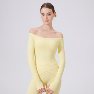 Novedades en Tops Cortos para Mujer, Un Hombro Descubierto, Lujosos, Modernos, Lisos, Elegantes, Ropa Deportiva para Yoga, Top Corto para Mujer - Product Image 4