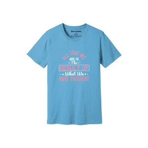 Camiseta informal de algodón 100% con impresión de temas de Buda en 3D, 12 opciones de color, 160-180, colocación de diseño personalizable GSM pesado - Product Image 1