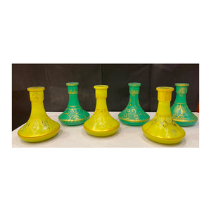 Gran oferta, flautas de latón macizo egipcio de alta calidad, jarrones Shisha pintados a mano, juego completo de alfileres, características únicas de laca de Cachimba de vidrio - Product Image 1