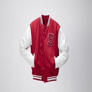 Vestes de baseball en satin personnalisées de qualité supérieure 2025, vestes bomber Starter Rider avec style brodé pour un usage décontracté en hiver - Product Image 6