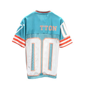 High Quality Men's Casual Sports Custom Size <b>Football</b> Street Fashion T-Shirt Mesh Boxy Eco-Friendly Breathable Lightweight - Product Image 3