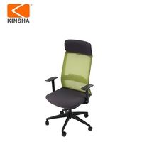 Nouvelle chaise de bureau ergonomique de luxe à dossier haut en maille, avec support lombaire et réglage électrique, idéale pour les cadres et les salles de réunion