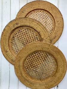Japanese Style Cup <b>Coasters</b> <b>Heat</b> Insulation Dining Table Mats Rattan Placemats Kitchen Accessories Pot Holder Nature Color - Product Image 5