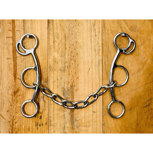 Boquilla lisa de acero inoxidable para levantar la boca de la cadena ecuestre del caballo, disponible en todos los tamaños, instrumentos veterinarios - Product Image 3