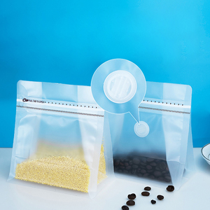 Chất lượng cao cấp thực phẩm đáy phẳng túi Cà phê với van khử khí một chiều cho thức ăn vật nuôi Snack Cookie bao bì linh hoạt - Product Image 4