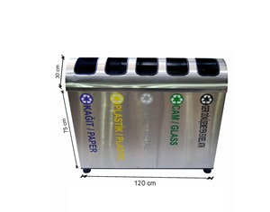 Gran oferta, juego de cocina de acero inoxidable de 5 partes de lujo, estructura de pie de alta calidad, el mejor producto reciclable - Product Image 1