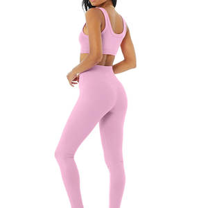 ชุดเล่นโยคะสำหรับผู้หญิงชุดเสื้อผ้าระบายอากาศได้ดีป้องกันริ้วรอยดีไซน์ล่าสุด - Product Image 6