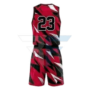 Uniforme de basketball personnalisé unisexe de qualité supérieure, option grande taille, tissu respirant et antibactérien inclus - Product Image 2