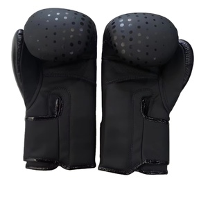 ถุงมือชกมวยหนัง PU สำหรับฝึกซ้อมและแข่งขัน  รับสั่งทำลายพิมพ์ตามแบบ  ถุงมือชกมวยสำหรับการต่อสู้ระดับมืออาชีพ  รับผลิตแบบ OEM - Product Image 2