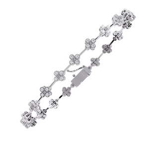 Bracelet en or 18 carats avec un magnifique diamant cultivé en laboratoire, bracelets et joncs de qualité supérieure - Product Image 3