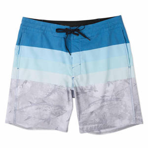 กางเกงขาสั้นตกปลาสำหรับผู้ชายกางเกงขาสั้นผ้าโพลีเอสเตอร์มีกระเป๋าพิมพ์ลายได้ตามต้องการ - Product Image 1