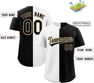 Maillot de baseball professionnel personnalisé imprimé Design sublimé pour les équipes sportives Support de commande en gros d'usine - Product Image 2