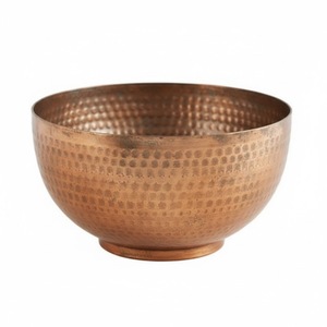 <b>Prime</b> Quality Antique Bronze Finished Metal Round Serving Bowl For Home & Kitchenware Tabletop Food & Salad Serving Bowls - Product Image 5