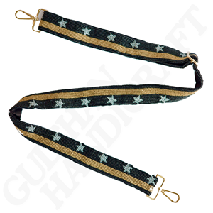 Cowboys correa de monedero con cuentas ajustable azul marino y plata correa de hombro con cuentas NFL Game Day correa cruzada para bolsos bolsa transparente - Product Image 4