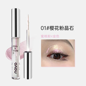 NOVO Fard <span class=keywords><strong>À</strong></span> Paupières Liquide Nacré Changement de <span class=keywords><strong>Couleur</strong></span> Super Shimmer Sparkling Glittering Highlighter Tear Makeup - Product Image 4