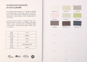 Tissu jersey rayé teint en fil de qualité supérieure 100% coton 155GSM 185cm de largeur, écologique, léger, tricoté, pour <span class=keywords><strong>chemise</strong></span> de tous les jours - Product Image 5