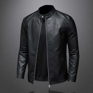 À la mode grandes tailles hommes vêtements de mode veste en cuir porte moto vestes de sport pour hommes dans toutes les tailles - Product Image 5