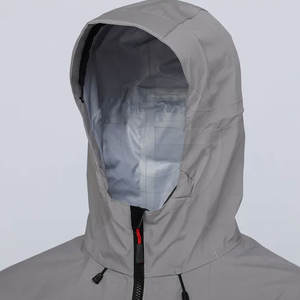 แจ็คเก็ตตกปลาสำหรับผู้ชายผ้าโพลีเอสเตอร์100% ระบายอากาศได้ดีดีไซน์ล่าสุด - Product Image 4