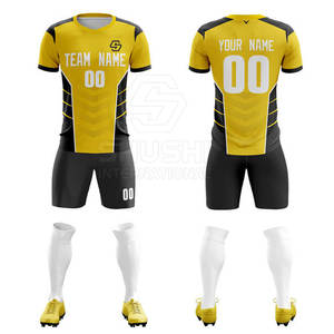 Prix d'usine ensembles d'uniformes de football personnalisés séchage rapide de haute qualité 100% Polyester unisexe adultes tarif de gros toutes les saisons 2025 - Product Image 4