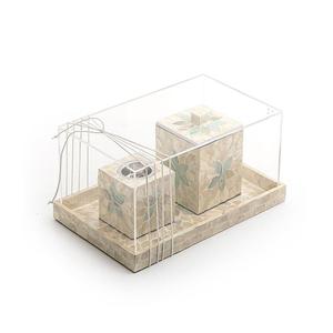 Quemador Bakhoor de forma Rectangular de la mejor calidad en trabajo de madera y fregona Quemador de incienso Mabkhara a buen precio - Product Image 3