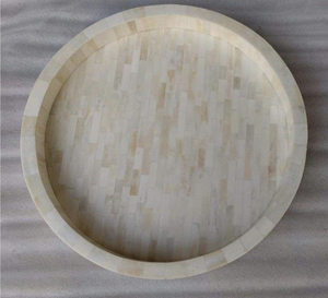 Nouveau plateau de service en os blanc de style nautique au design élégant, taille personnalisable, fabriqué en os naturel, artisanat indien Tayyab - Product Image 2