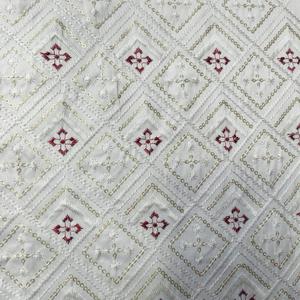 Tissu en soie Mono Banglori exclusif pour la couture Base de broderie mariage vêtements de mariée robes de fête antistatique Dobby Medium - Product Image 5