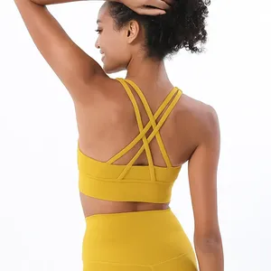 Ropa deportiva comprimida con logotipo personalizado, conjuntos de entrenamiento, sujetadores deportivos, Yoga, gimnasio, ropa activa, ropa deportiva para mujer - Product Image 1