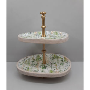 Modern Design Metal 3 <b>Tier</b> <b>Cake</b> <b>Stand</b> Decal Enamel for Wedding Birthday Party Display <b>Stand</b> Handmade Customized Bulk - Product Image 2