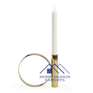 Décoration pour la maison Hôtels et restaurants Design élégant Bougeoir décoratif doré - Product Image 3