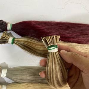 ที่ขายดีที่สุดผมบริสุทธิ์100% หนังกำพร้าชิดคู่วาดเคราติน I เคล็ดลับไฮไลท์สีนามสกุลผมมนุษย์ - Product Image 5