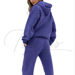 Nouveaux sweats à capuche pour femmes d'hiver, couleur unie, pull à capuche avec logo sur le devant, 100% coton polaire, qualité supérieure, prix avantageux - Product Image 6