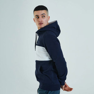 Sudadera con Capucha para Hombre, 100% Algodón, con Cierre de Cremallera de un Cuarto, Paneles en Contraste y Bloques de Color, Logotipo Personalizado, OEM, Estilo Urbano, Venta al Por Mayor - Product Image 5