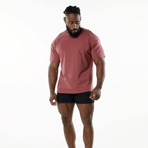 Camiseta Unisex Personalizada de Algodón de Alta Calidad, Manga Corta, Hombros Caídos, Estilo Holgado, Transpirable, Tallas Grandes - Product Image 4