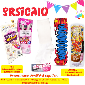 Calzini Personalizzati con Motivo Anemone per Forniture Promozionali per Feste, Gadget Personalizzabili per Sublimazione - Product Image 3