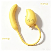 App-Fernbedienung Mango-Bananen-Vibrator mit Saugfunktion G-Punkt Vaginaler Vibrationsmassager Klitoris-Stimulator Sexspielzeug für Paare