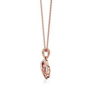 จี้รูปหัวใจประดับเพชร Liora Gleam - Product Image 3