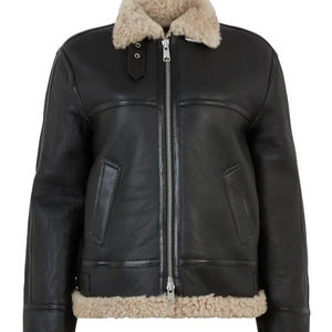Wholesale Latest Design Custom <b>Sheepskin</b> <b>Men</b> Leather New Design Winter Autumn <b>Men's</b> Clothing Leather <b>Jacket</b> For Unisex - Product Image 1