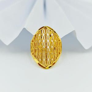 Mở-<span class=keywords><strong>End</strong></span> Vintage Cocktail Nhẫn 18K Vàng Mạ Đồng Hình Học Unisex Tuyên Bố Đồ Trang Sức Cho Đám Cưới Engagements Quà Tặng Tự Nhiên - Product Image 4