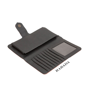กระเป๋าคลัทช์หนังแบบพับสามทบทำมือหนังวัวแท้ - Product Image 3