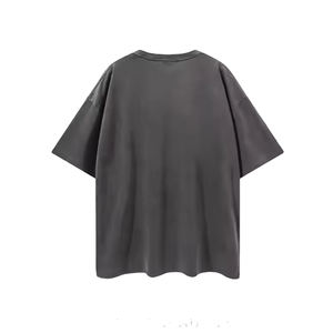 เสื้อยืดคอกลมแขนสั้นสำหรับผู้ชายฤดูร้อนผ้าฝ้าย100% ระบายอากาศได้ดีเป็นมิตรต่อสิ่งแวดล้อม - Product Image 2