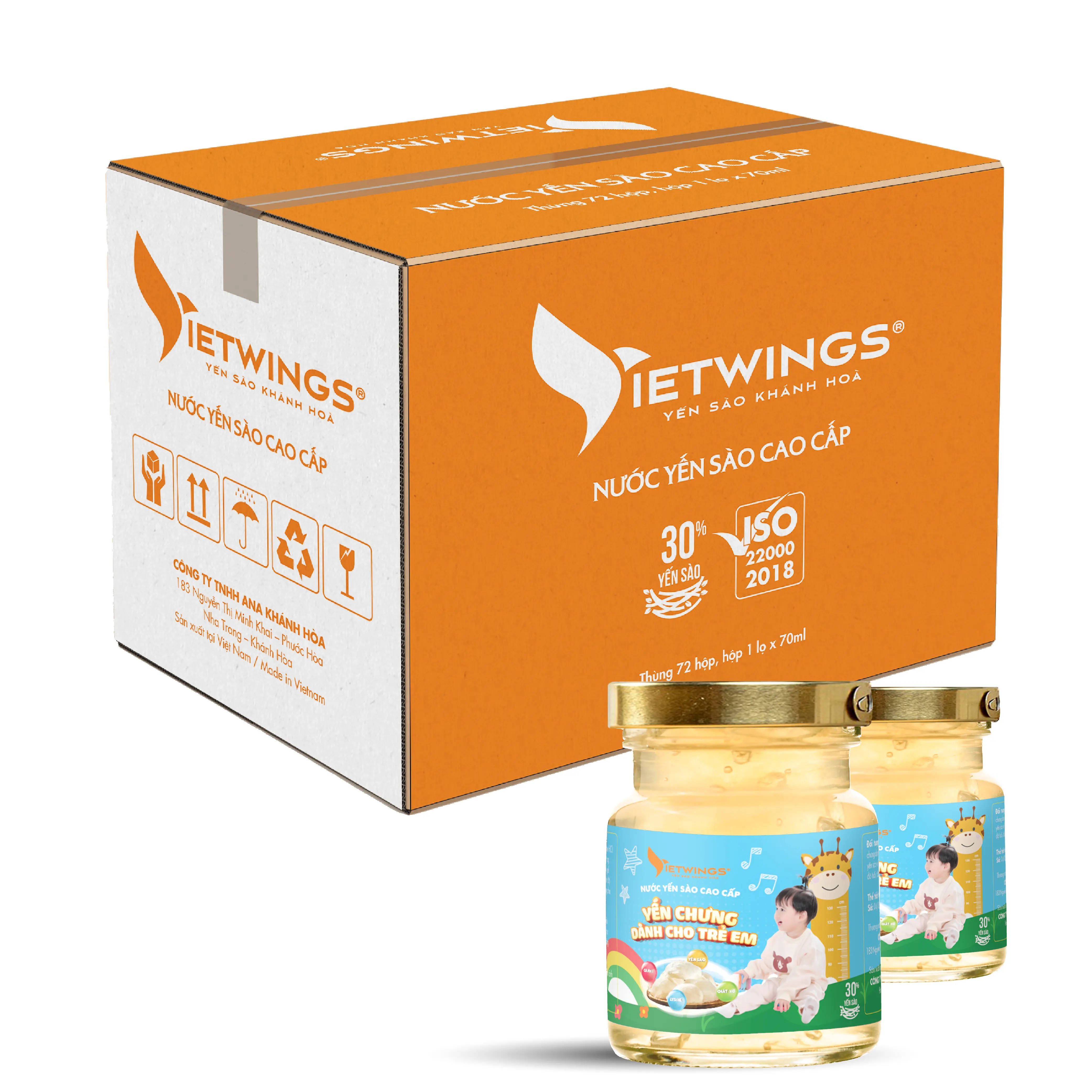 Top Bán Bird Nest Đồ Uống Tự Nhiên Ngọt Ngào Cho Trẻ Em Cộng Với Bird's Nest Đồ Uống 30% Nest (Jar 70Ml) Việt Nam Thực Phẩm Đồ Uống