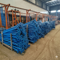 Puntales de Acero Ajustables para Construcción, Soporte para Encofrado de Losas |   Sistema de Apuntalamiento para Andamios con Alta Capacidad de Carga, Técnica ERW