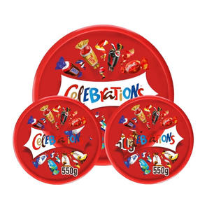 Coffret cadeau de chocolat mélangé Celebrations 550g Royaume-Uni pour l'exportation - Product Image 2